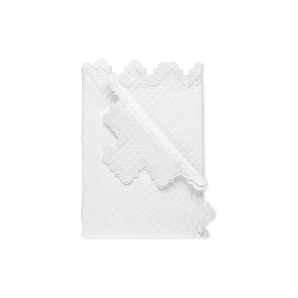 Aziza Matelasse Coverlet Bone 