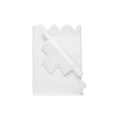 Aziza Matelasse Coverlet Bone 