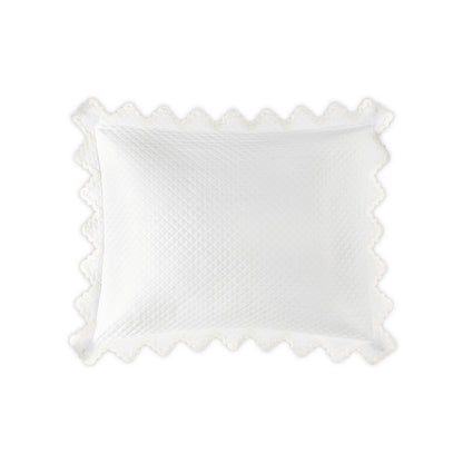 Aziza Matelasse Sham Bone Standard 