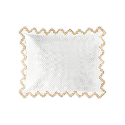 Aziza Matelasse Sham Champagne Standard 