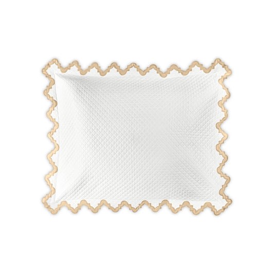 Aziza Matelasse Sham Champagne Standard 