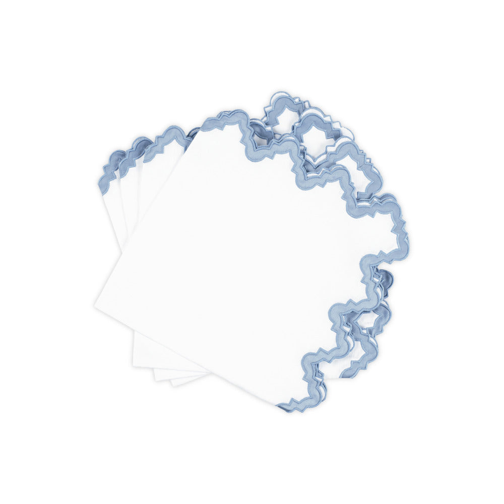 Aziza Napkin set of 4 Hazy Blue 