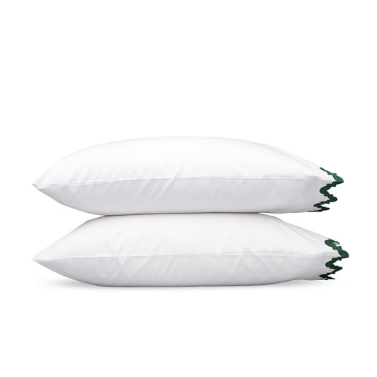Aziza Pillowcase Pair Green 