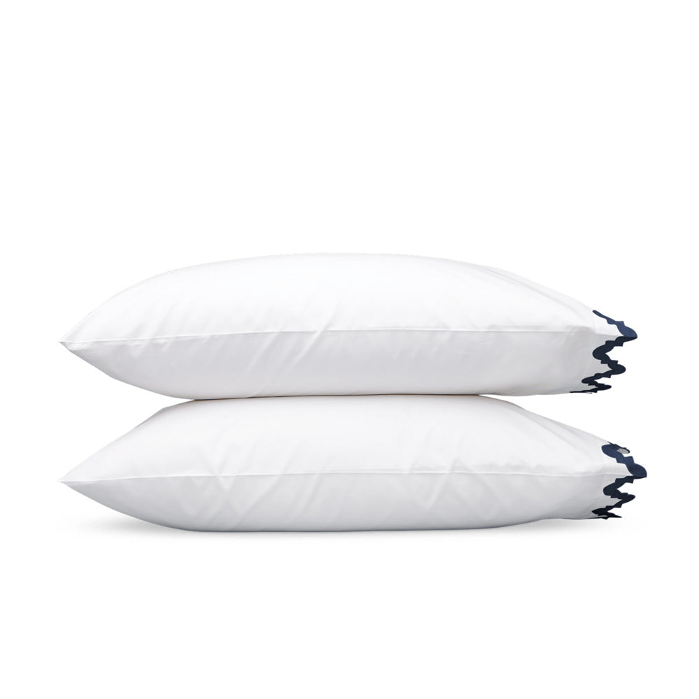 Aziza Pillowcase Pair Navy 