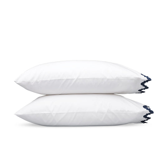 Aziza Pillowcase Pair Navy 