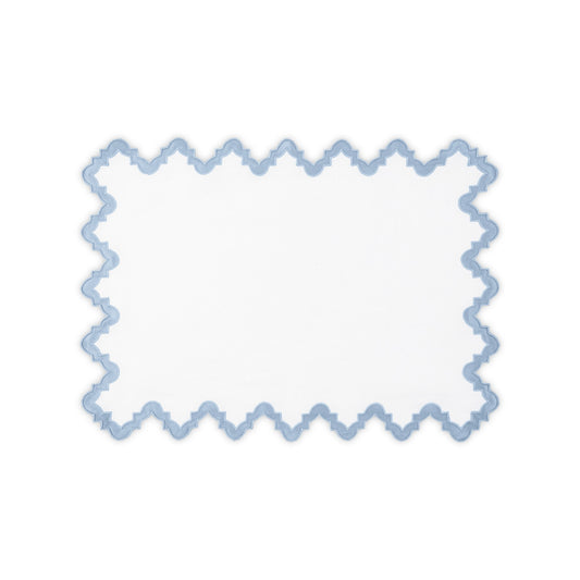 Aziza Placemat set of 4 Hazy Blue 