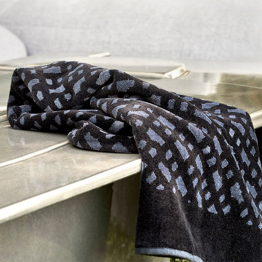 B Monogram Bath Towels by Yves Delorme