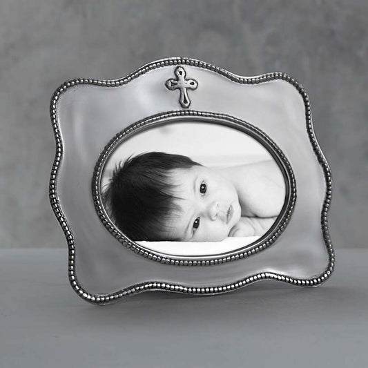 Baby Cross 4" x 6" Frame Horizontal by Beatriz Ball 