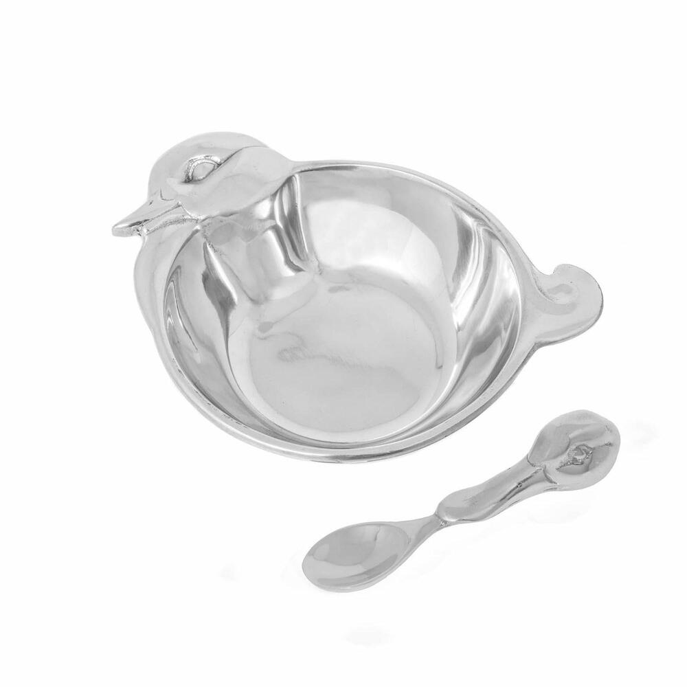 Baby Duck Keepsake Bowl & Spoon by Arthur Court Designs