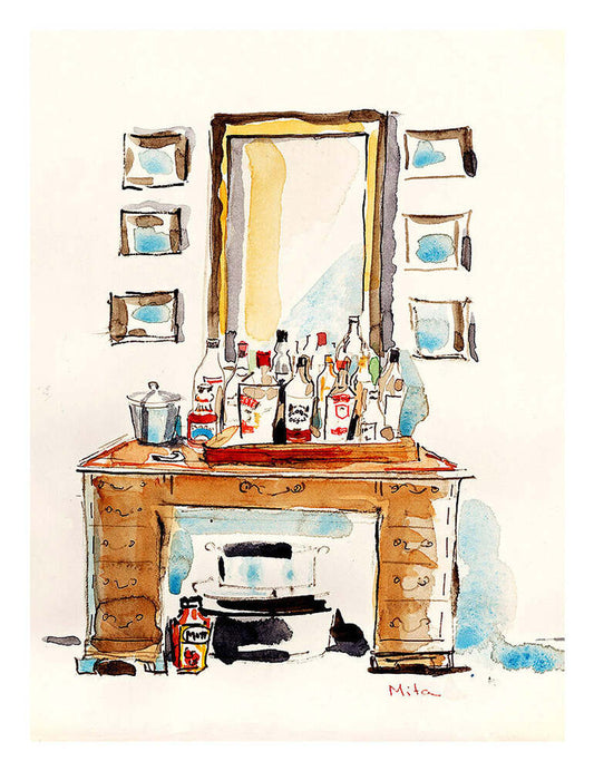 Bar on Desk - Mita Corsini Bland by Tiger Flower Studio Additional Image -