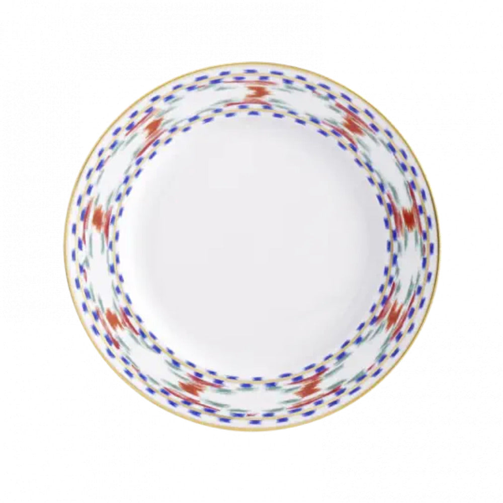 Bargello Dessert Plate by Mottahedeh