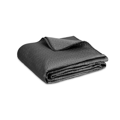Basketweave Quilt Charcoal 