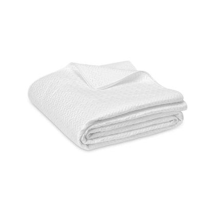 Basketweave Quilt White 