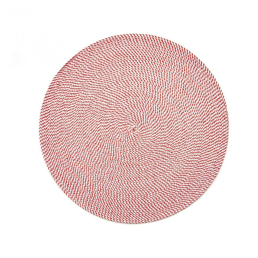 Basketweave Rd PM Coral/White by Deborah Rhodes 