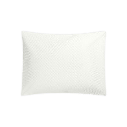 Basketweave Sham Bone Quilted Standard 