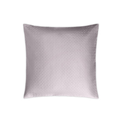 Basketweave Sham Deep Lilac Quilted Euro 