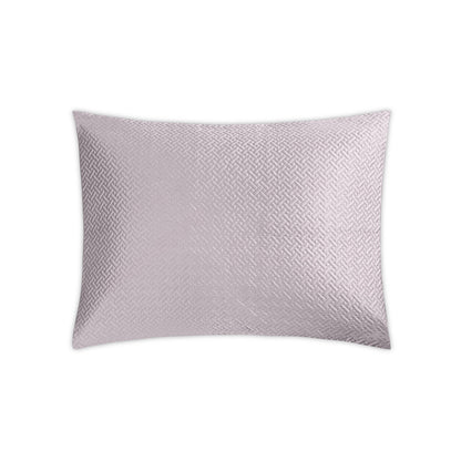 Basketweave Sham Deep Lilac Quilted Standard 