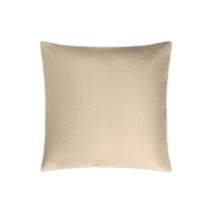 Basketweave Sham Dune Quilted Euro 