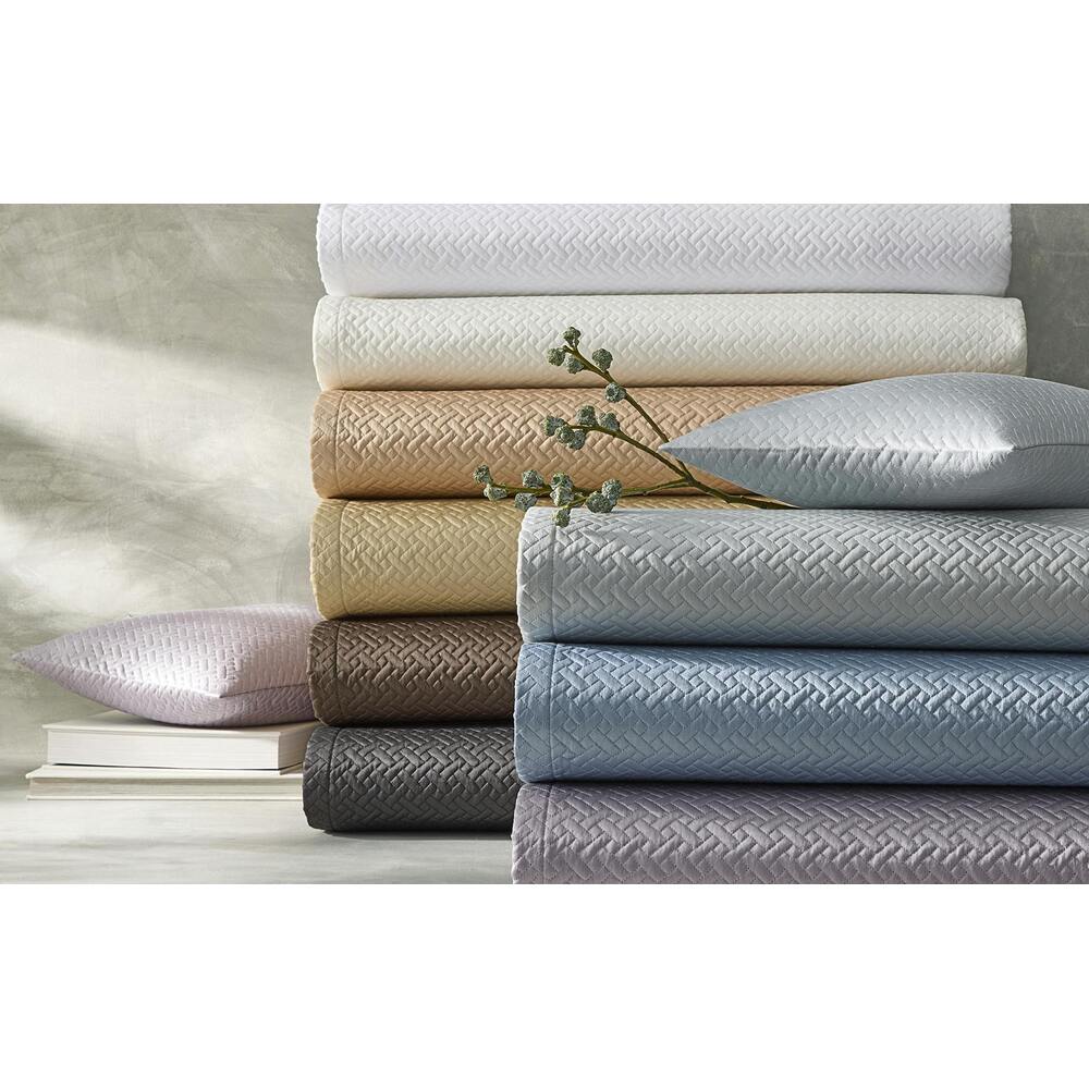Basketweave Sham Dune Quilted Standard 2