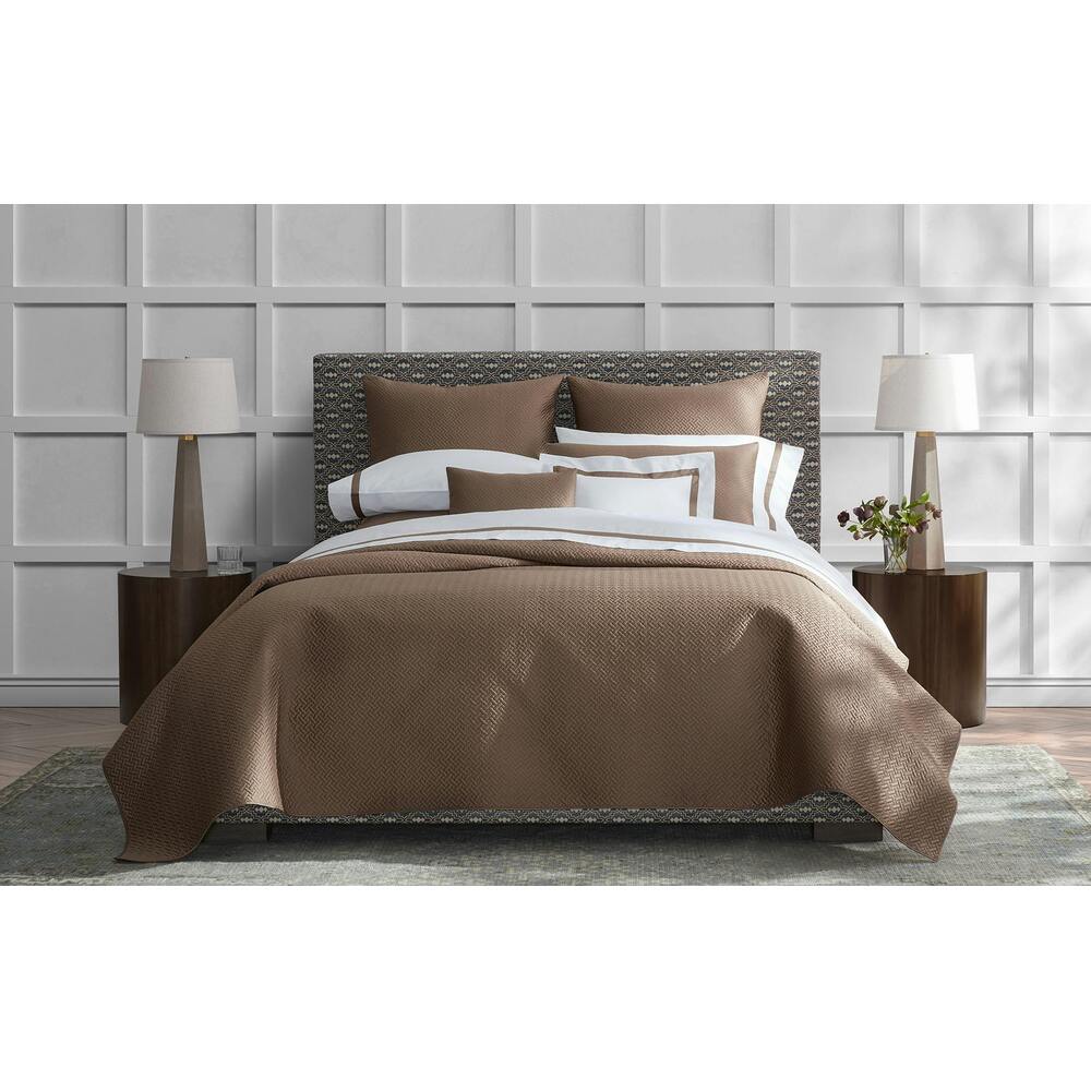 Basketweave Sham Dune Quilted Standard 3