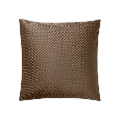 Basketweave Sham Mocha Quilted Euro 