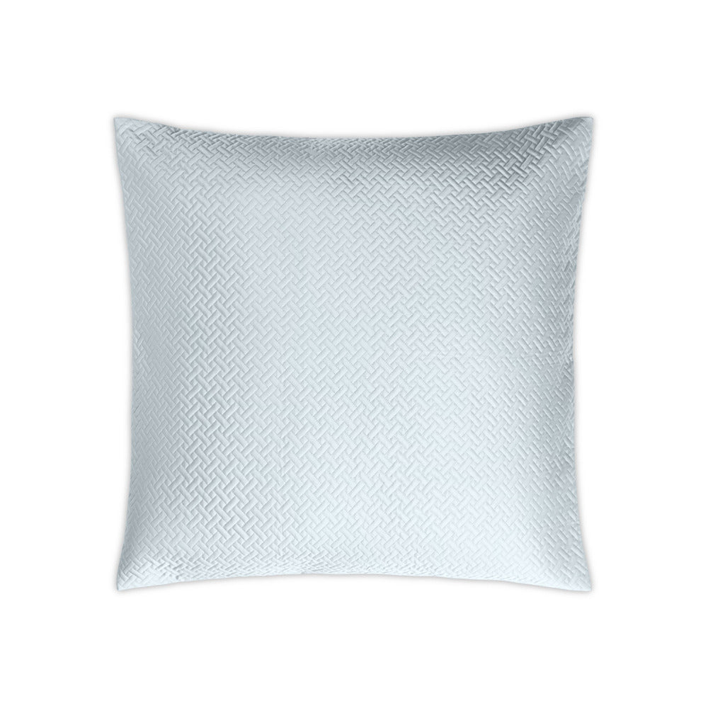 Basketweave Sham Pool Quilted Euro 