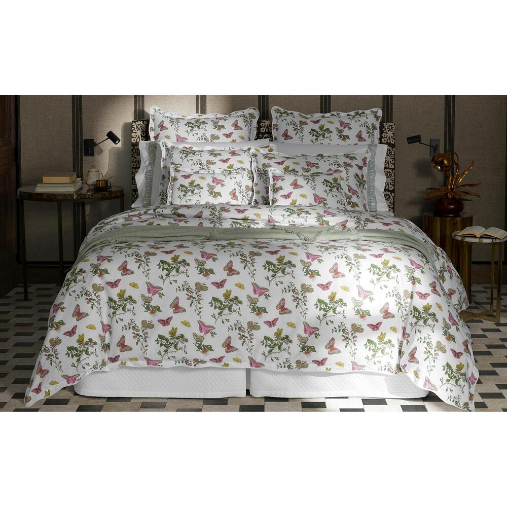 Baudin Butterfly Fitted Sheet Pink 1