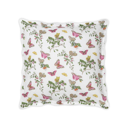 Baudin Butterfly Sham Pink Euro 