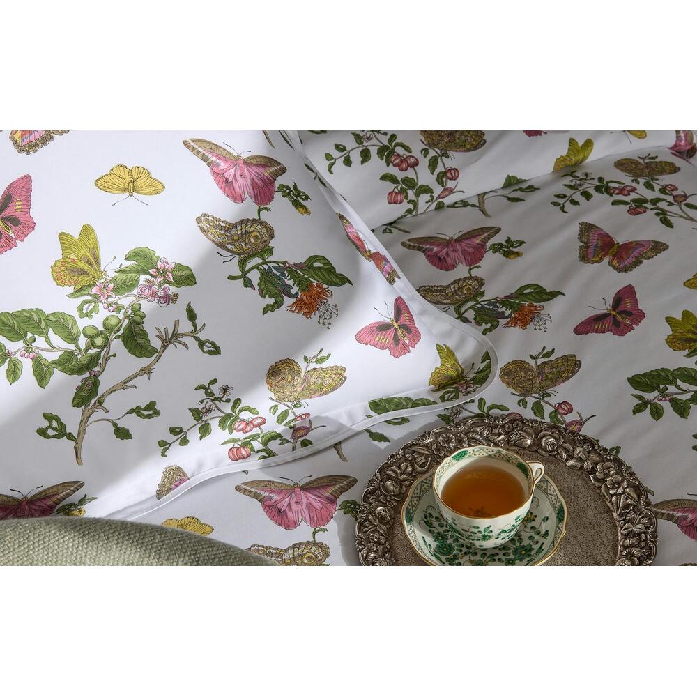 Baudin Butterfly Sham Pink Standard 4