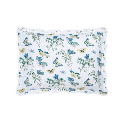 Baudin Butterfly Sham Prussian Blue 