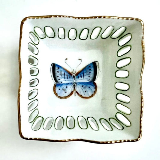 BBFT1 - Tiny Pierced Dish by Anna Weatherley