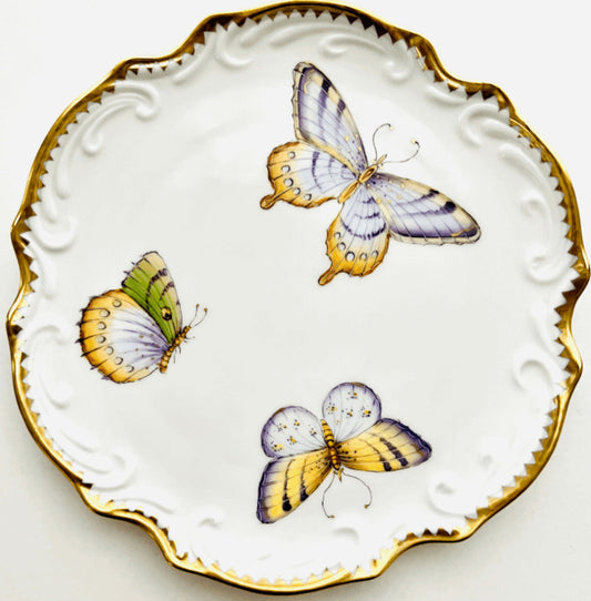 BBP6 - Butterfly Bread & Butter/Appetizer Plate by Anna Weatherley