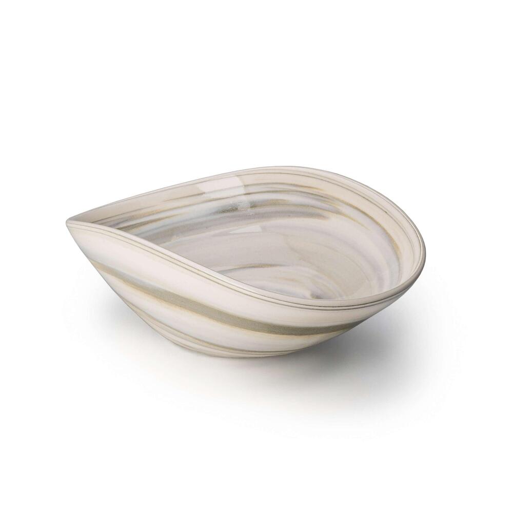 Beachstone Serving Bowl, Medium by Simon Pearce 1