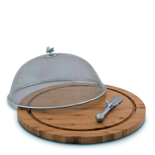 Bee 3 Piece Picnic Cheese Board / Spreader by Arthur Court Designs