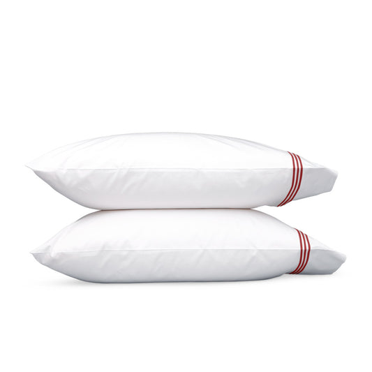 Bel Tempo Pillowcase Pair Red 