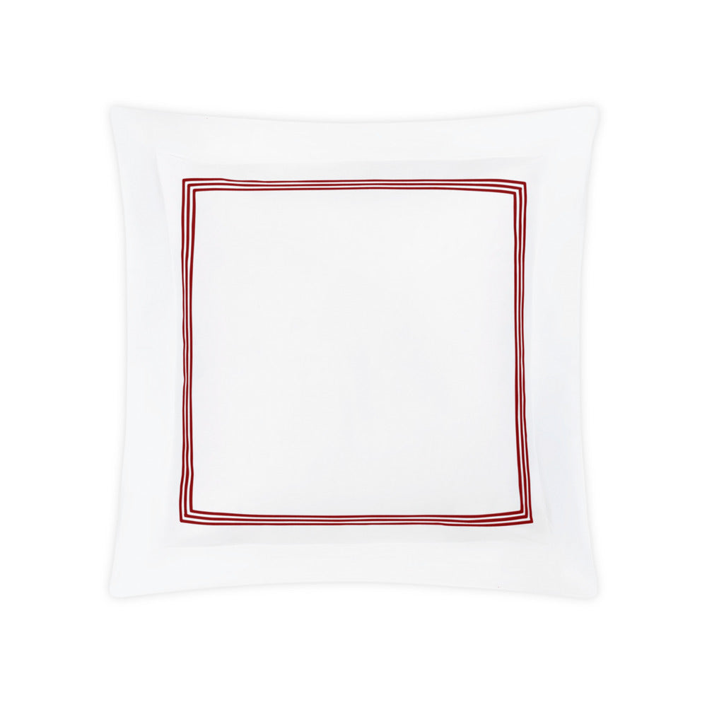 Bel Tempo Sham Red Euro 