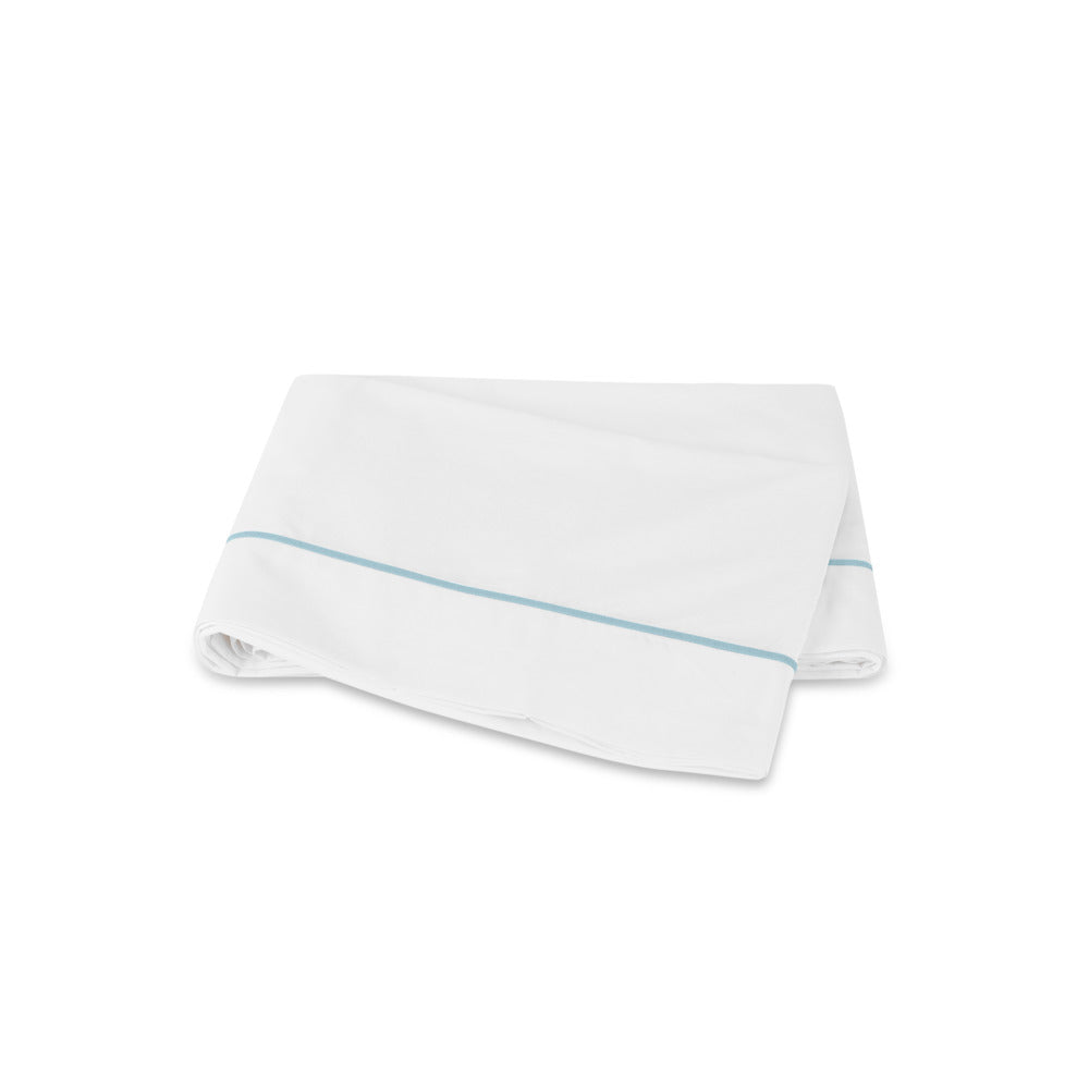 Bergamo Flat Sheet Aqua 