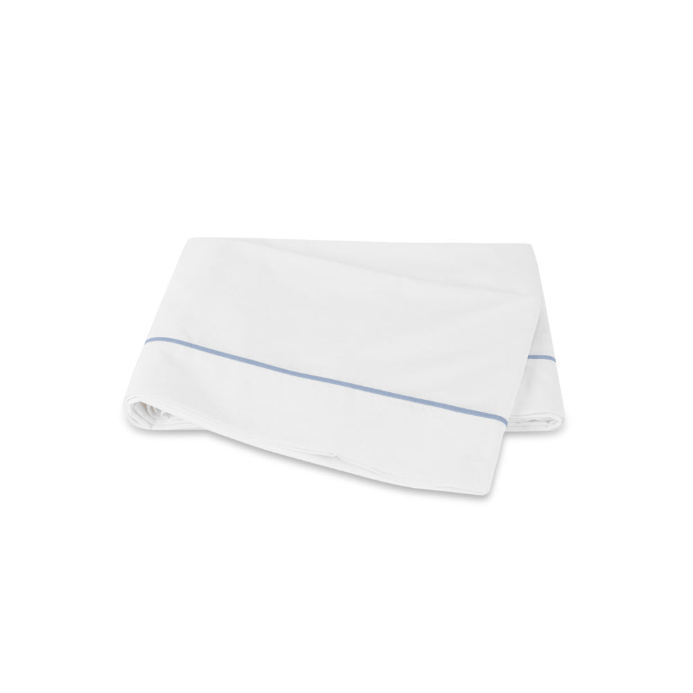 Bergamo Flat Sheet Hazy Blue 