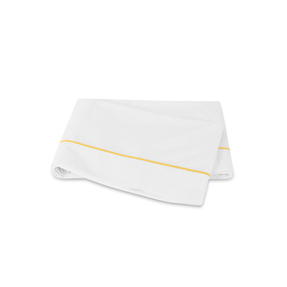 Bergamo Flat Sheet Lemon 