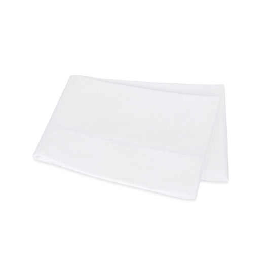 Bergamo Hemstitch Flat Sheet White 