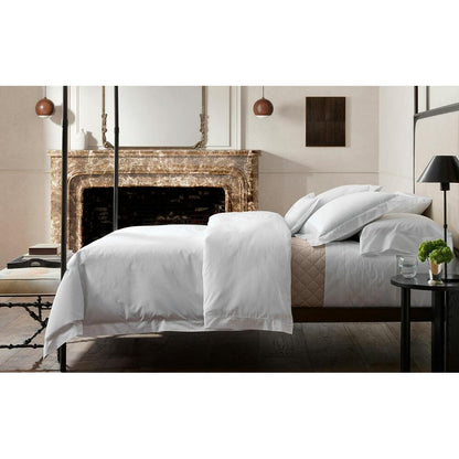Bergamo Hemstitch Pillowcase Pair Bone 1