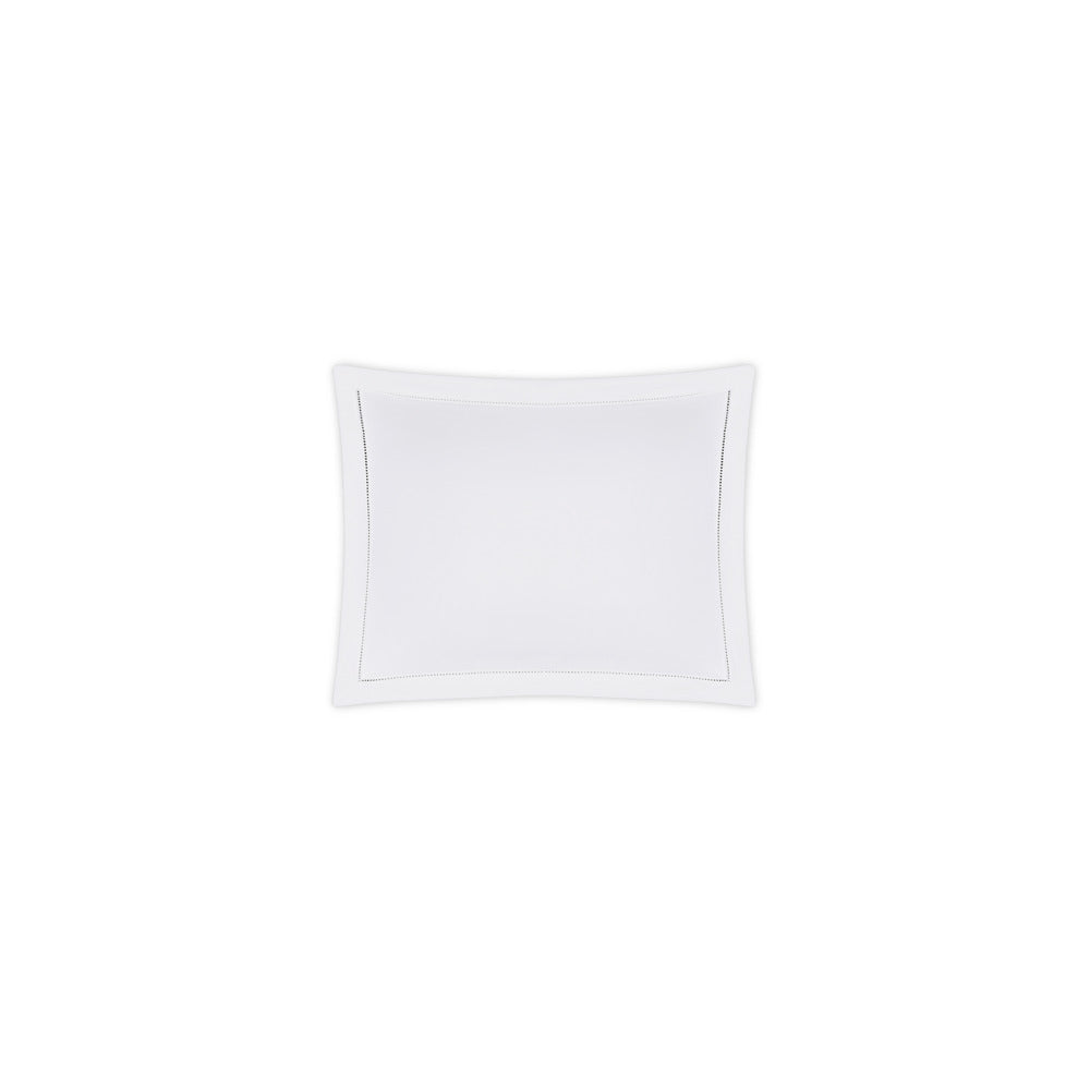 Bergamo Hemstitch Sham White Boudoir 