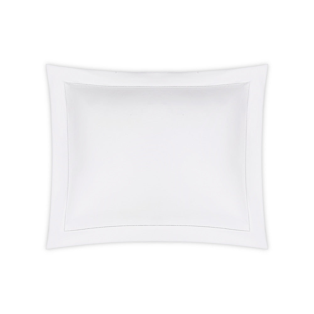 Bergamo Hemstitch Sham White Standard 
