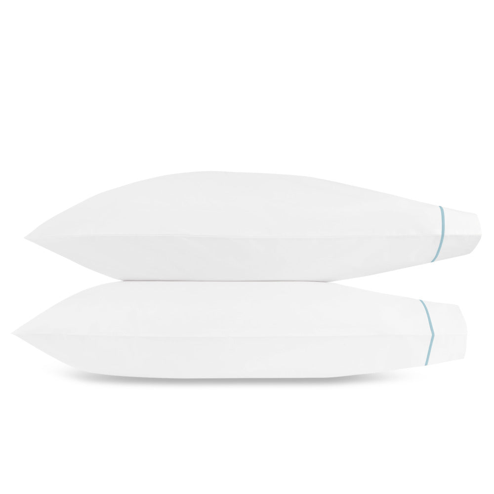 Bergamo Pillowcase Pair Aqua 