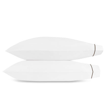 Bergamo Pillowcase Pair Chocolate 
