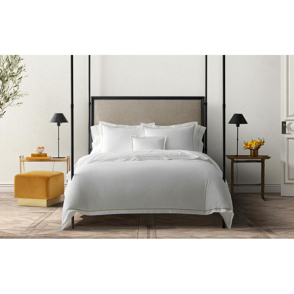 Bergamo Sham Black Standard 1