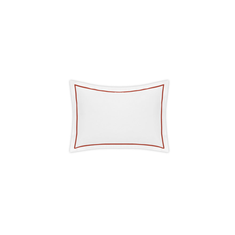 Bergamo Sham Deep Coral Boudoir 