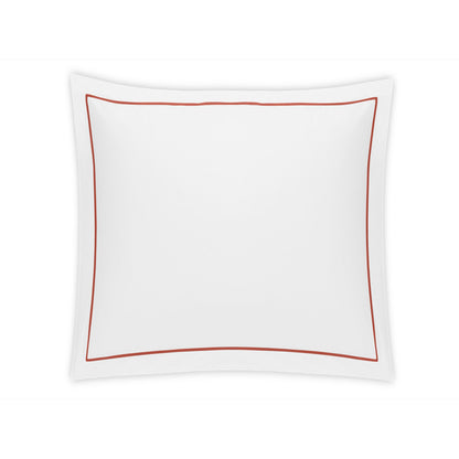 Bergamo Sham Deep Coral Euro 
