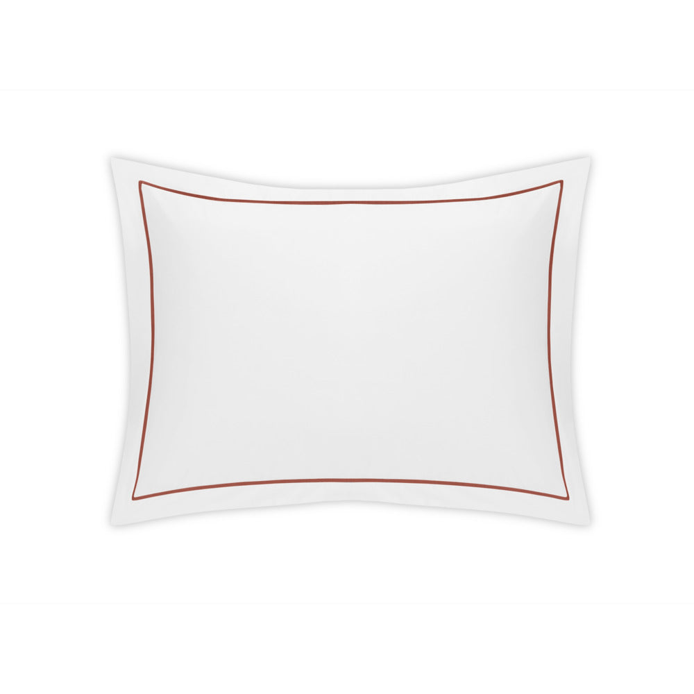 Bergamo Sham Deep Coral Standard 