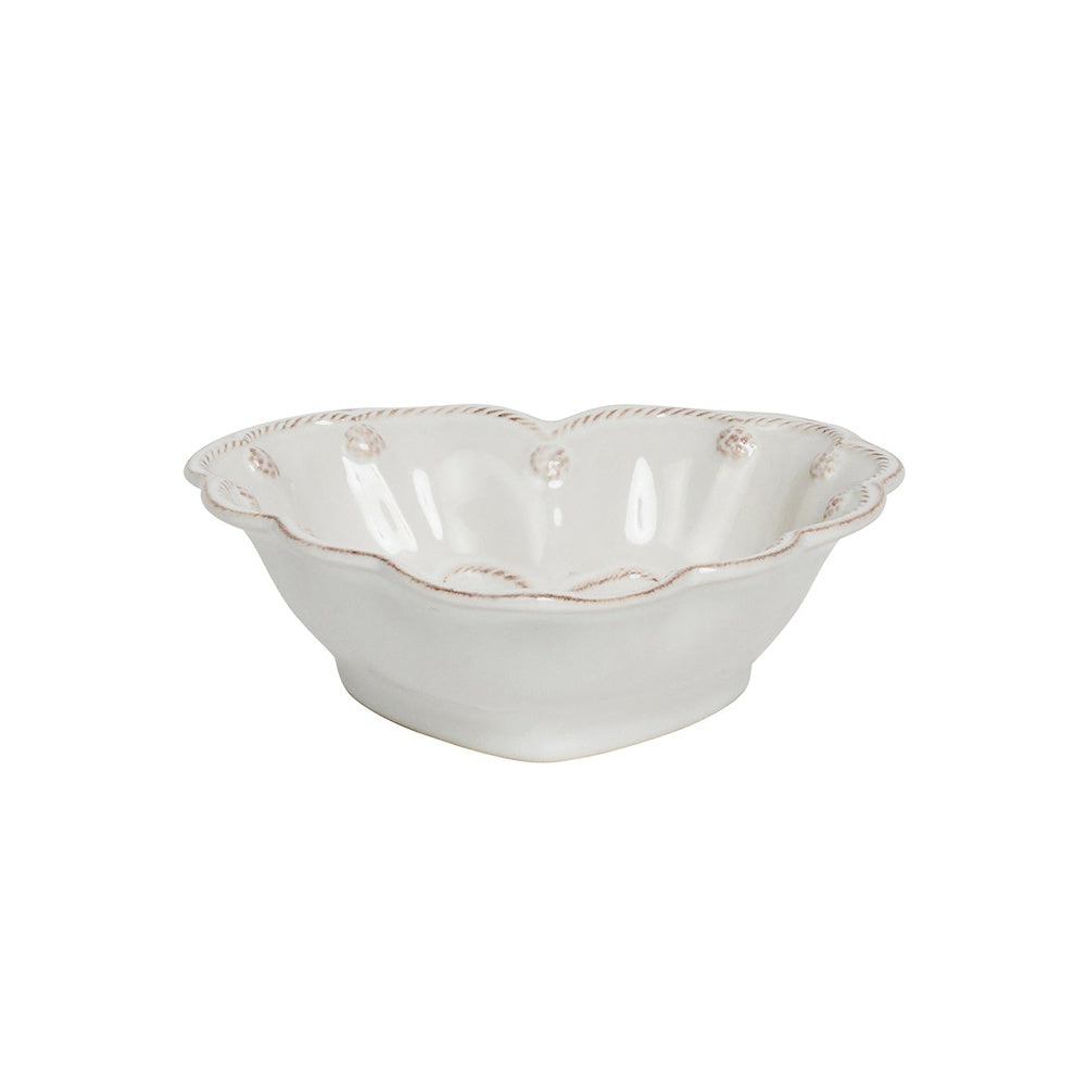 Berry & Thread 6.5" Heart Bowl - Whitewash by Juliska 2